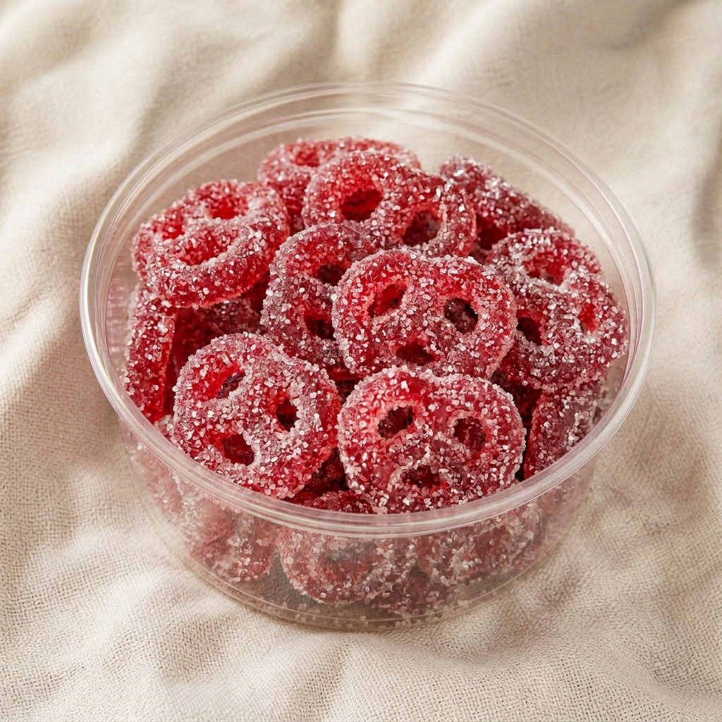 Gummy Raspberry Pretzels