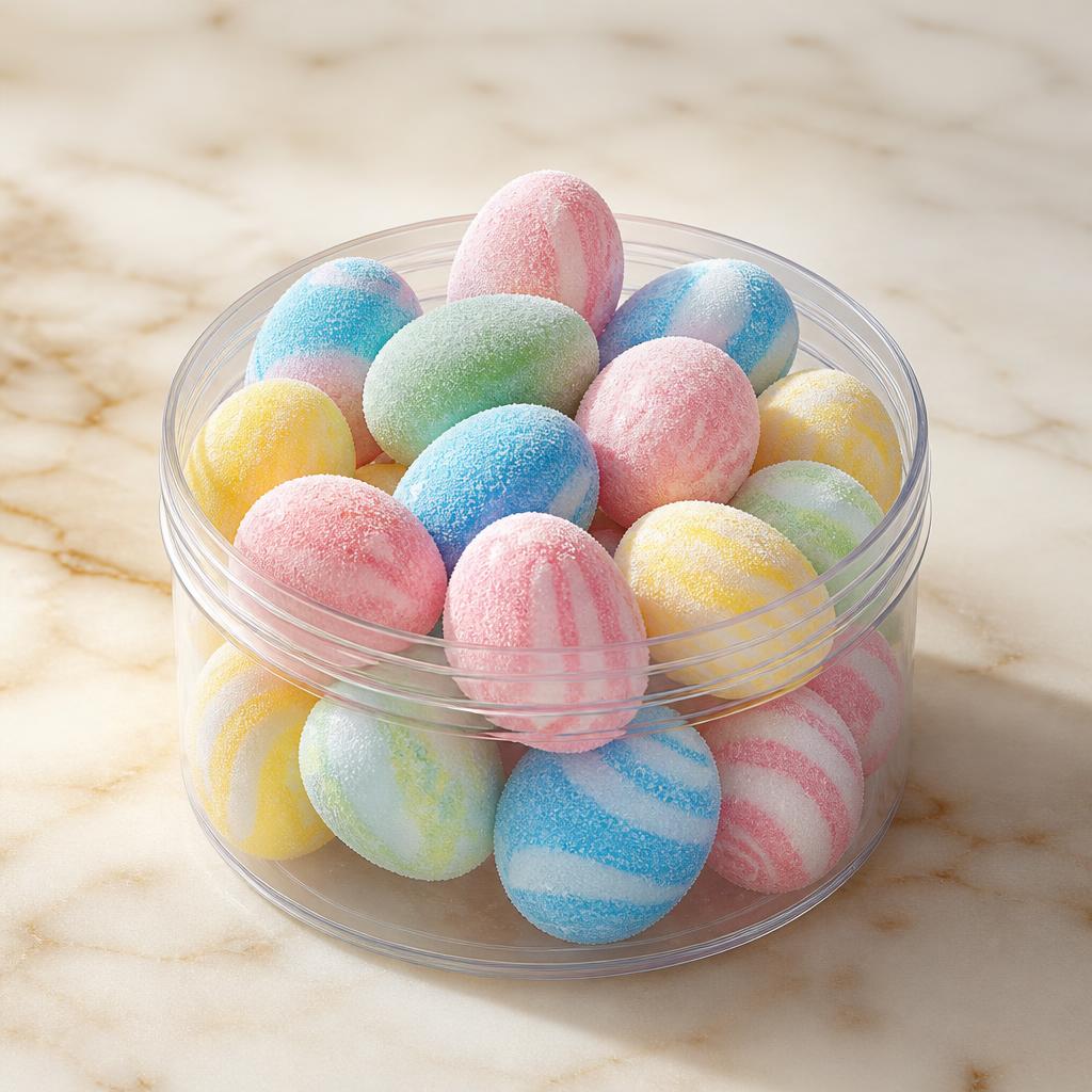 Easter Gummy Swirly Eggs